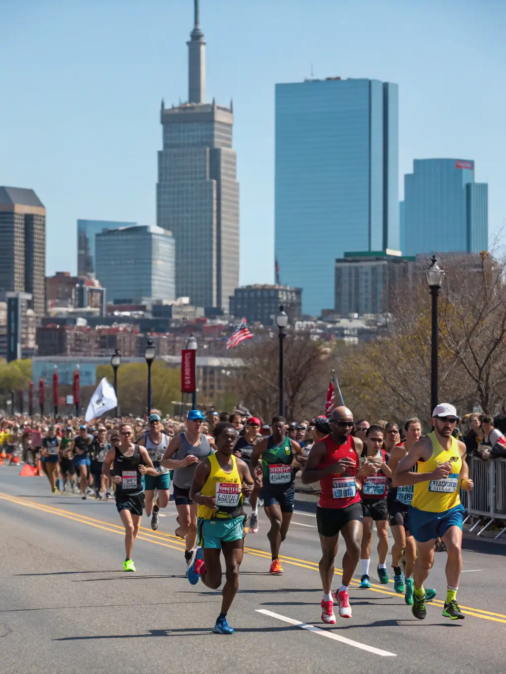 An inspiring photo of participants running in a PULSATIONS-organized marathon, highlighting endurance and community support.
